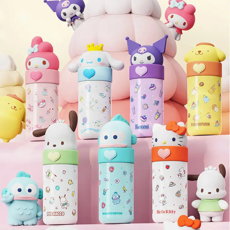 Good-Looking Cartoon Hello Kittys Kuromi My Melody Child Cup Maintain Temperature Cup Compact and Portable Fashion Festival Gift