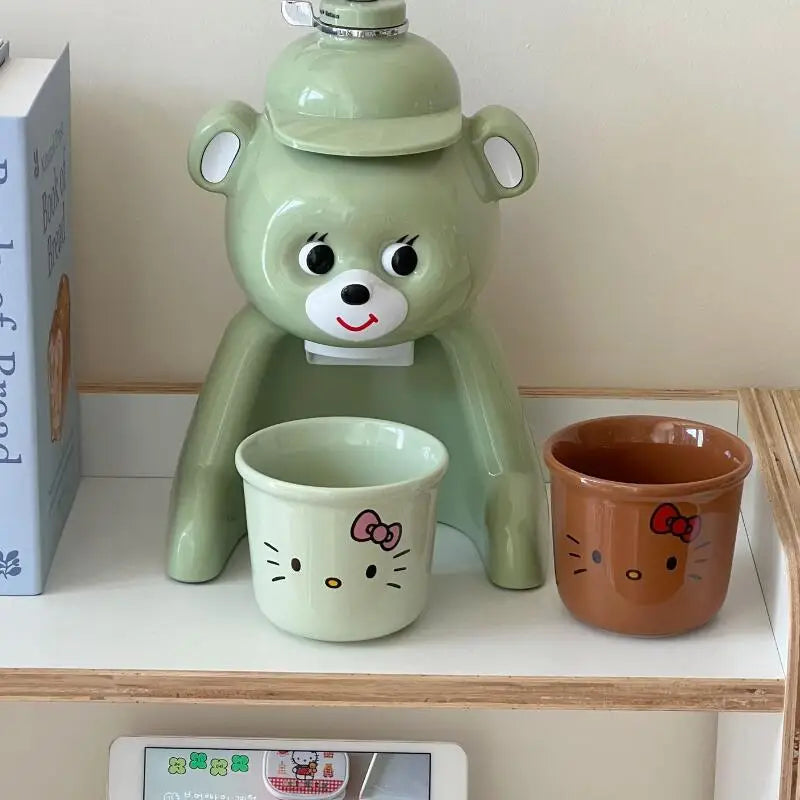 2025 New Collection Cute Fashion Hello Kittys Ceramic Teacup Coffee Cup High Temperature Resistance Good-Looking Mug Milk Cup