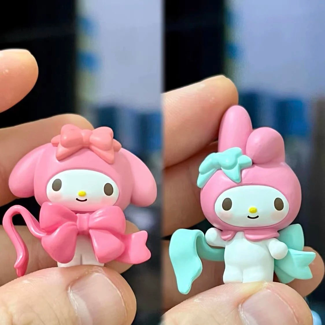 Sanrio Love Bowknot Series Blind Bag Toy Trendy Female Mini Collectible Figures Cute Display Gift Blind Box