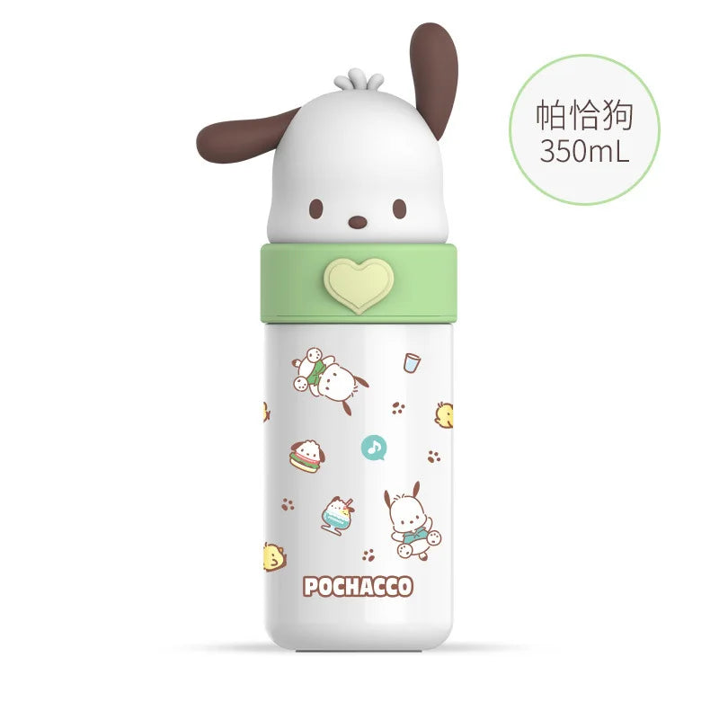 Good-Looking Cartoon Hello Kittys Kuromi My Melody Child Cup Maintain Temperature Cup Compact and Portable Fashion Festival Gift