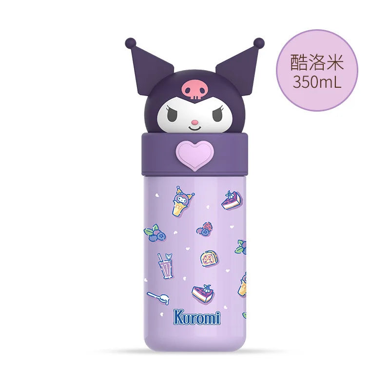 Good-Looking Cartoon Hello Kittys Kuromi My Melody Child Cup Maintain Temperature Cup Compact and Portable Fashion Festival Gift