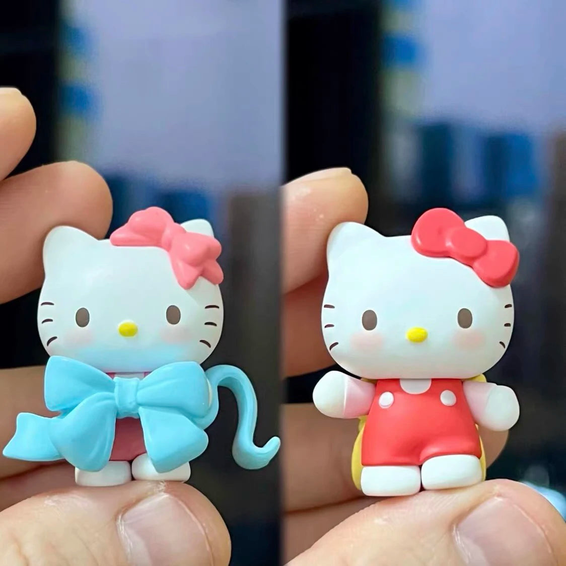 Sanrio Love Bowknot Series Blind Bag Toy Trendy Female Mini Collectible Figures Cute Display Gift Blind Box