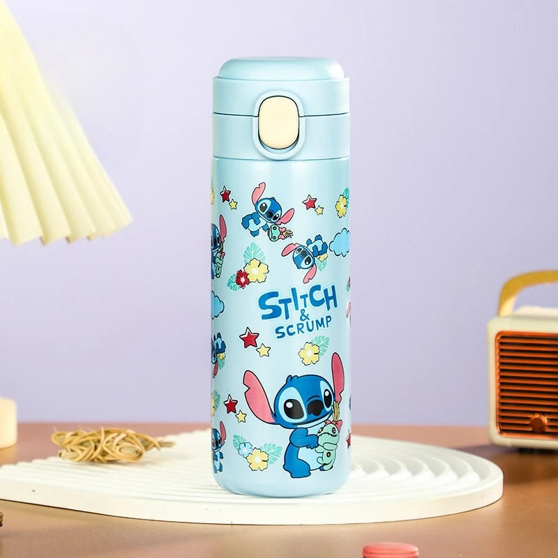 MINISO Hello Kitty Stainless Steel Bottles Kids Water Gourds Cartoon Patterned Milk Coffee Cup Perfect Christmas Gift for Girls