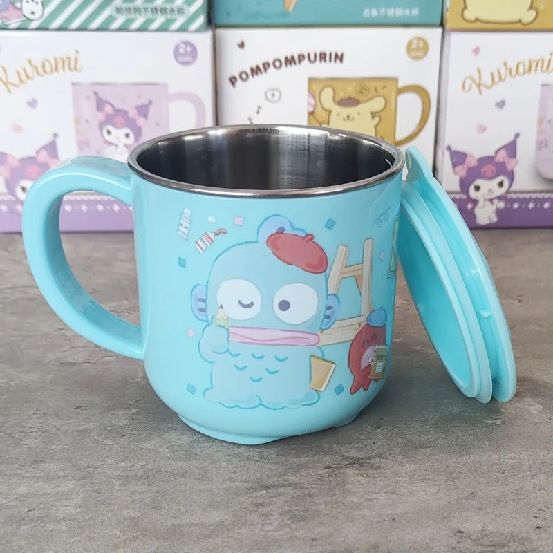 Sanrios Kuromi My Melody Hello Kitties Double Layered Water Cup Detachable Casing Good-Looking Water Cup Festival Gift